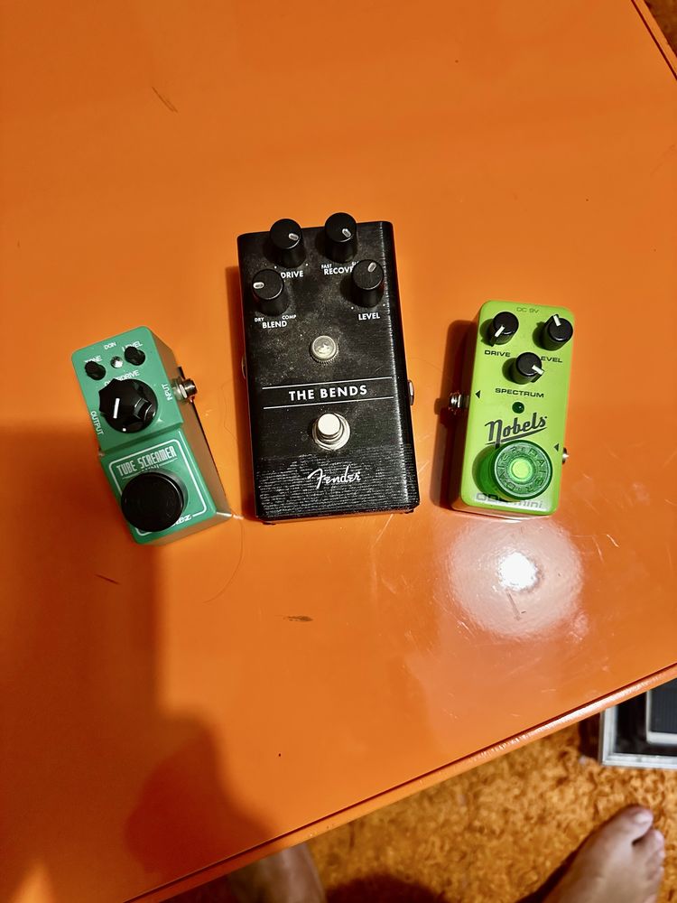 Tube screamer nobrls odr1 e fender the bends