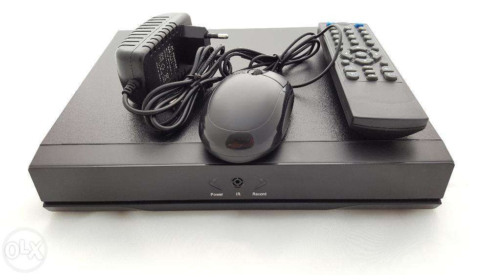 Sistema camera 4 canais exterior IP HD 720p NVR 1080p video vigilancia