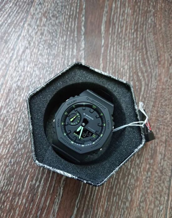 Мужские часы Casio G-Shock ga-2100-1a3 оригинал