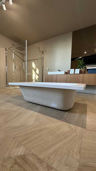 Promocja NOWA wanna do zabudowy ze stelażem 140×70 cm Galakta Antislip