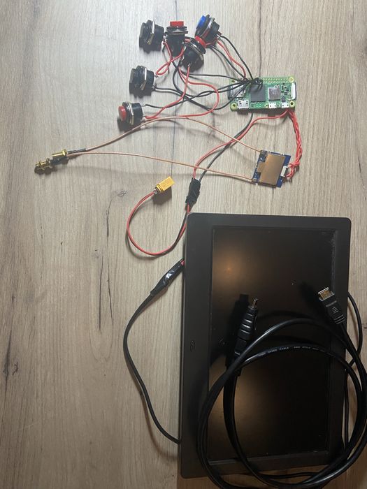 Rubyfpv/openipc zestaw fpv longrange z monitorem 10cali