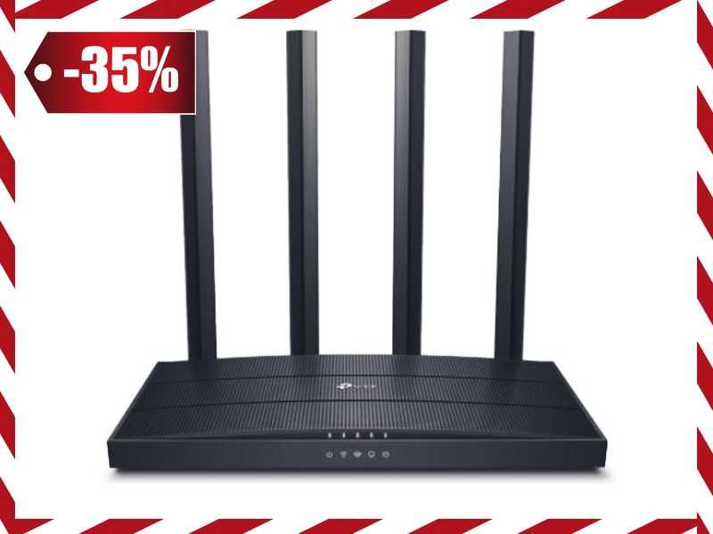 Nowoczesny Router TP-LINK Archer C6 V4 Ruter (WYPRZEDAŻ)