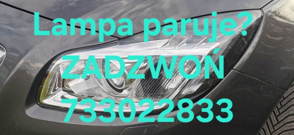 Naprawa zalanych parujących lamp reflektorów opel insygnia insignia