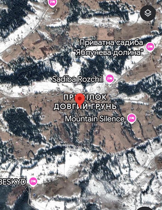 Ділянка з шикарним краєвидом. Яблуниця.