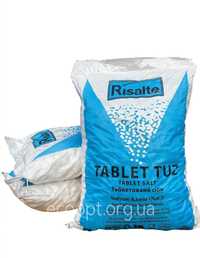 Сіль таблетована Risalt для очищення води , соль таблетированная