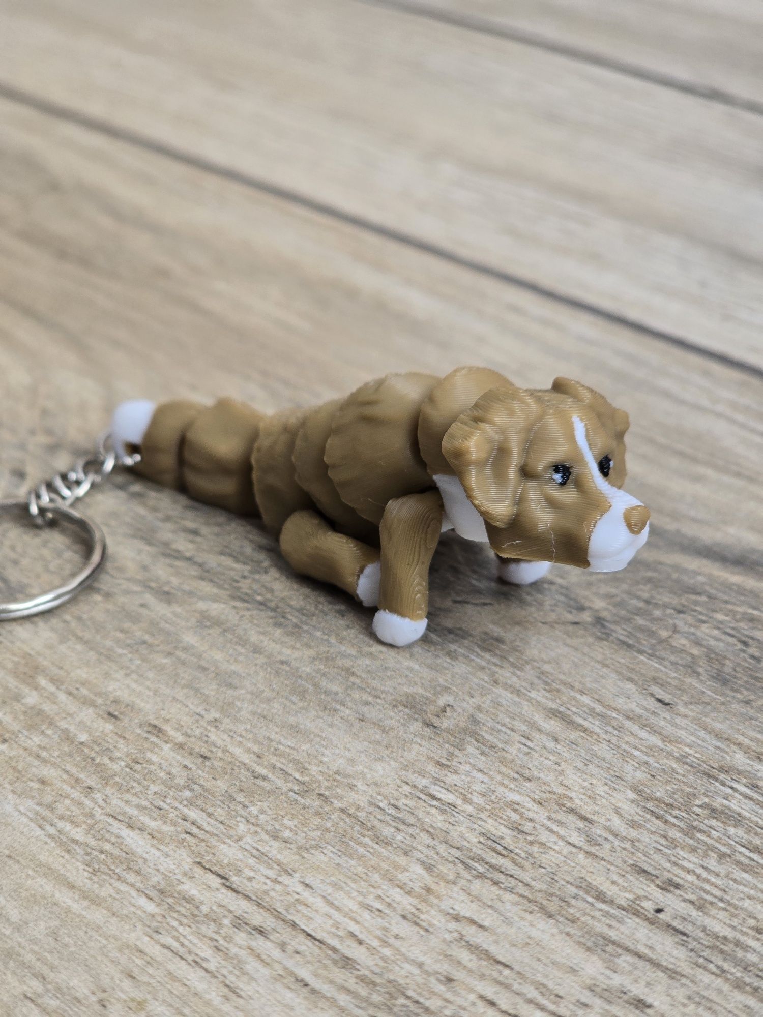 Breloczek Toller 3d - Seria Psów Brelok Druk3d fidget Keychain