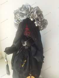Інтер'єрна лялька мотанка Чорна Турмалін