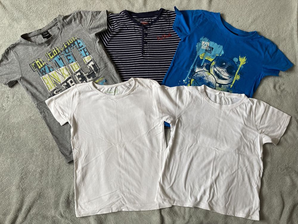 Koszulki, bluzy, koszula - rozmiar 134/140 cm