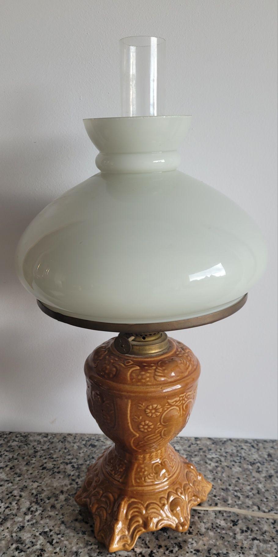 Stara lampka ceramiczna retro