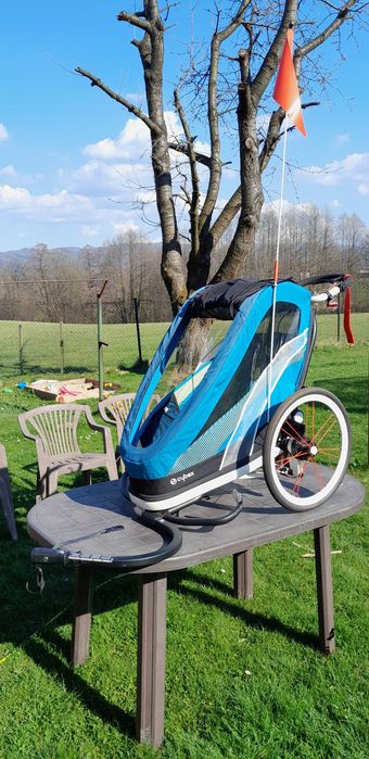 Cybex Zeno Gold 4w1 jak nowe rower bieganie ciągnięcie narty