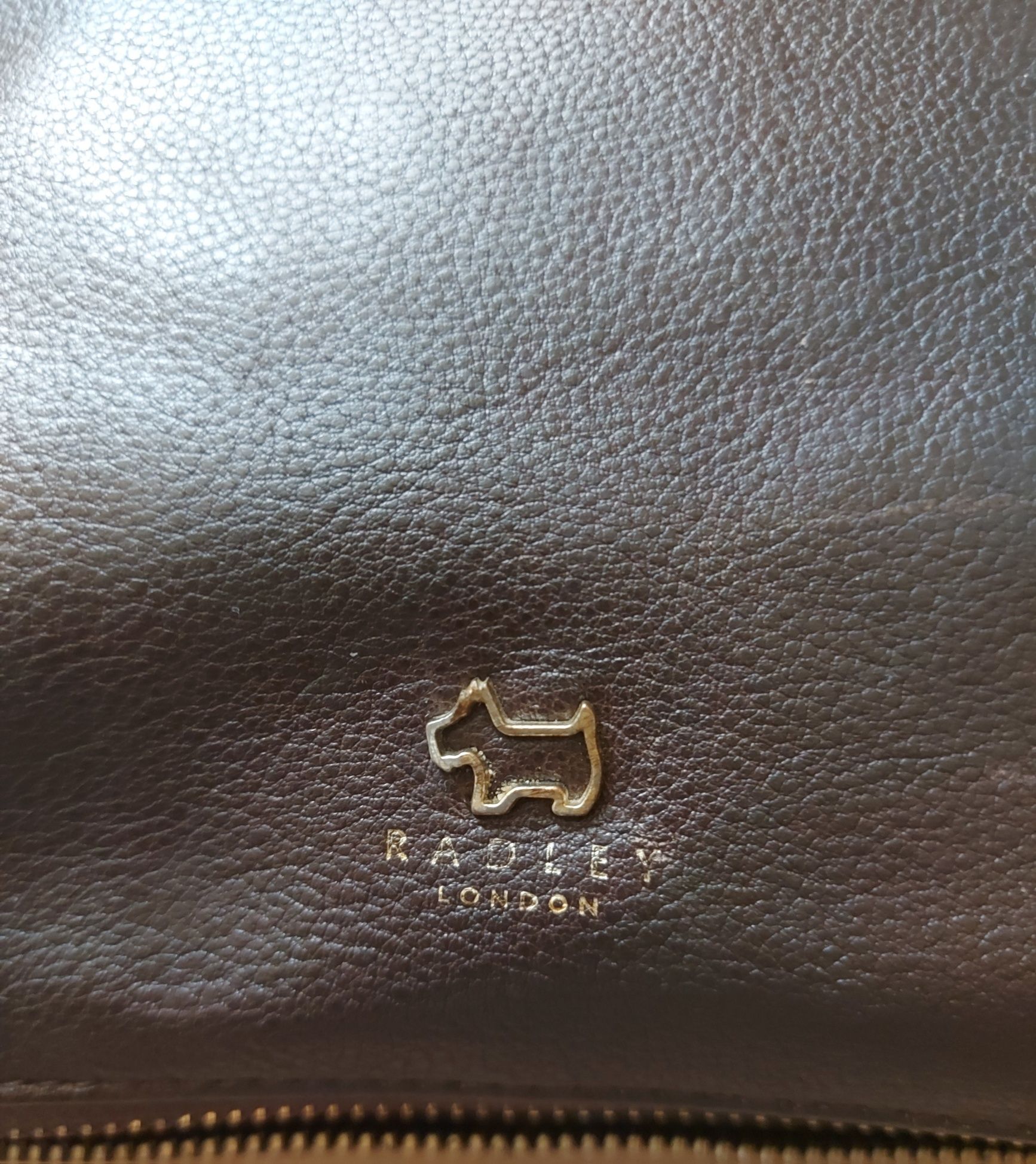 Radley London torebka listonoszka brązowa skórzana skóra naturalna