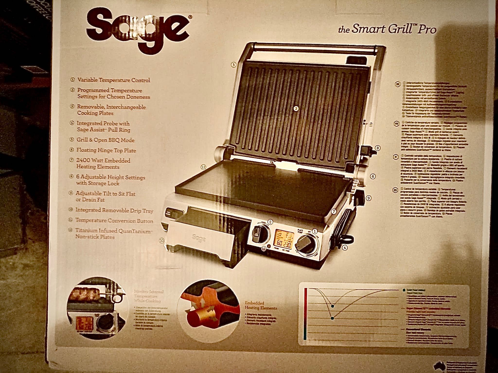 SAGE the Smart Grill Pro- novo
