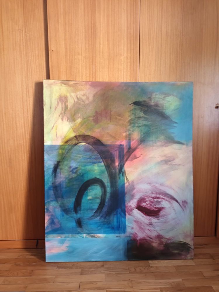 Quadros em tela pintados à mão