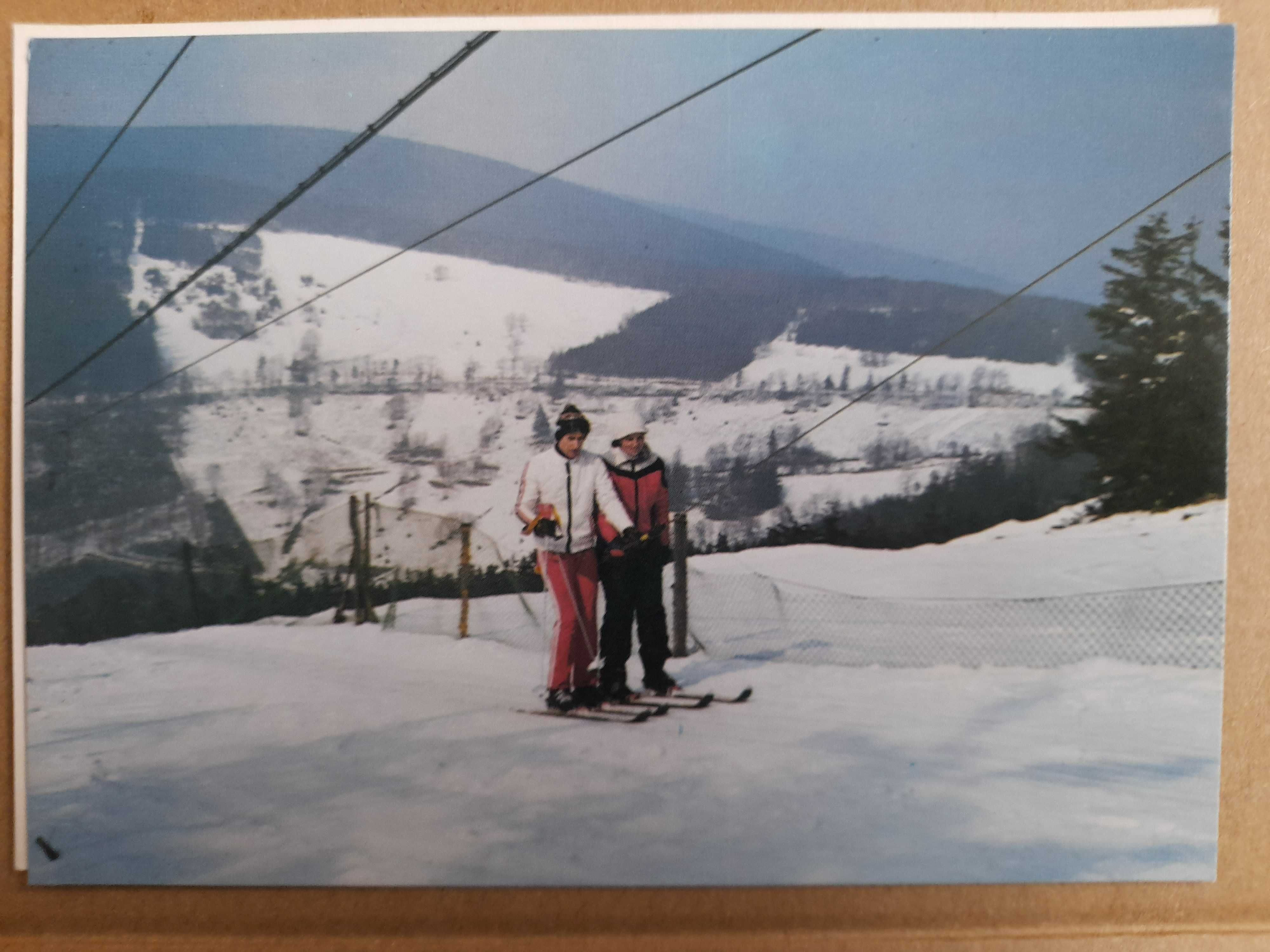 Pamiątka z PRL pocztówka GÓRY SOWIE, Rymarz r. 1985, czysta bez obiegu