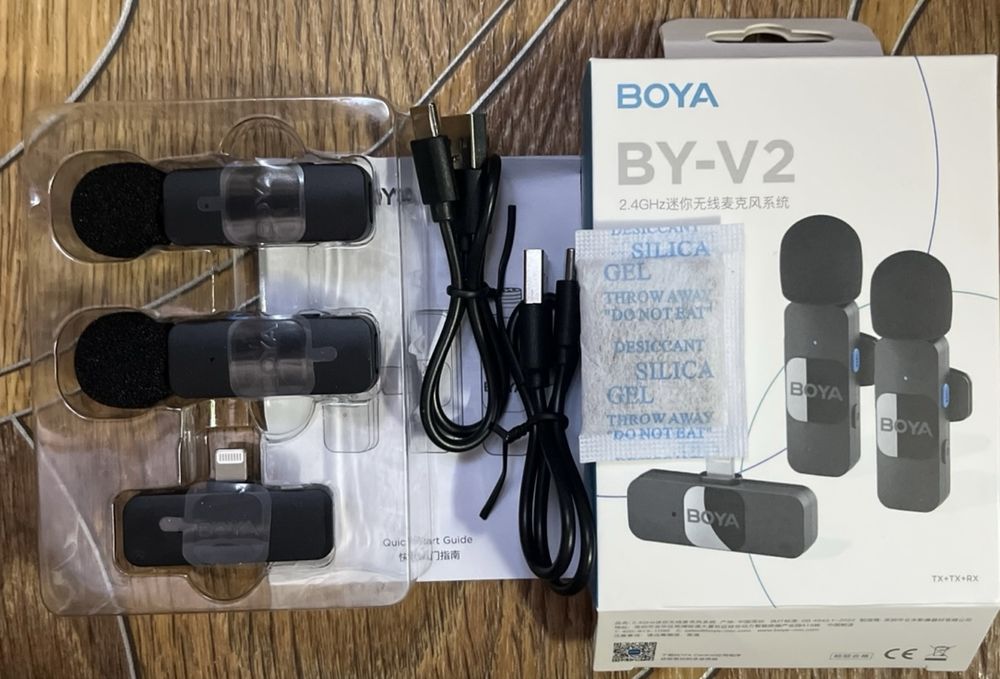 Бездротовий мікрофон Boya BY-V2, V20.