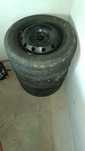 Felgi z oponami 14  4x100 Fiat 4 szt. Komplet