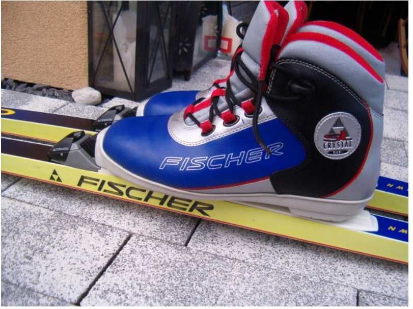 Super komplet narty biegowe FISCHER 205 + buty 43