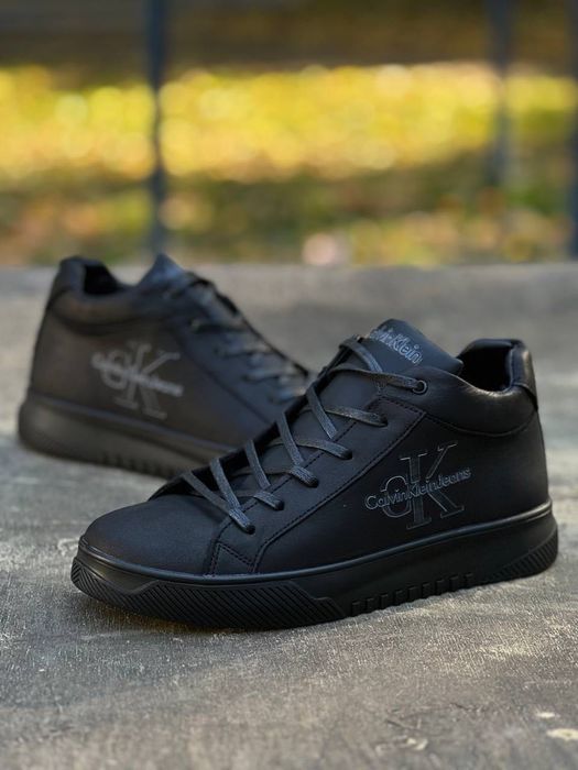 Чоловічі черевики Calvin Klein Ботинки новые оригинал черные кожа