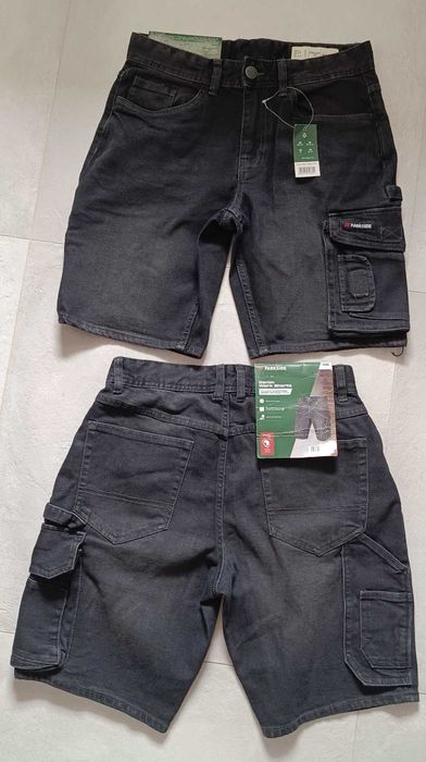 PARKSIDE męskie jeansowe szorty robocze, z pętlą na młotek, rozmiar 48