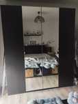 Roupeiro IKEA com 2 metros cor wengue