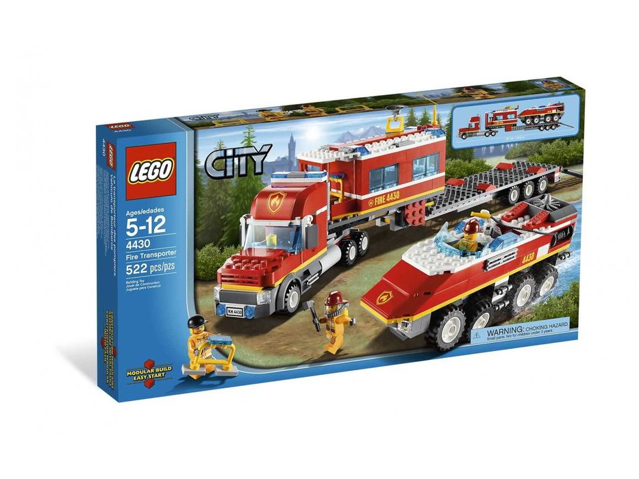 LEGO City 4430 - Transport straży pożarnej