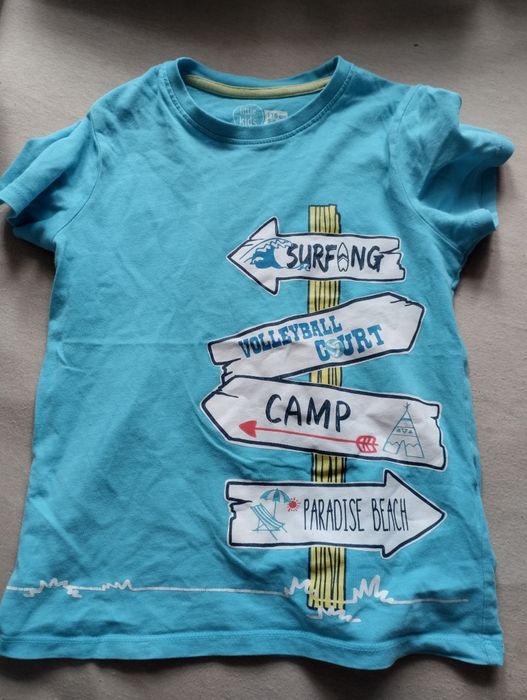 T-shirt bluzka z krótkim rękawem dla chłopca 116