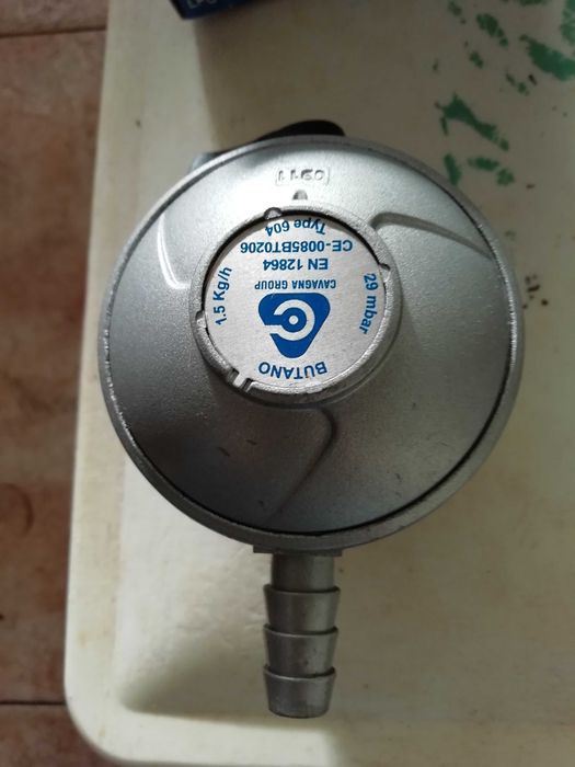 Regulador de gás butano como novo