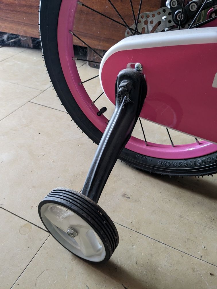 Велосипед розовый двух колесный Crosser  16