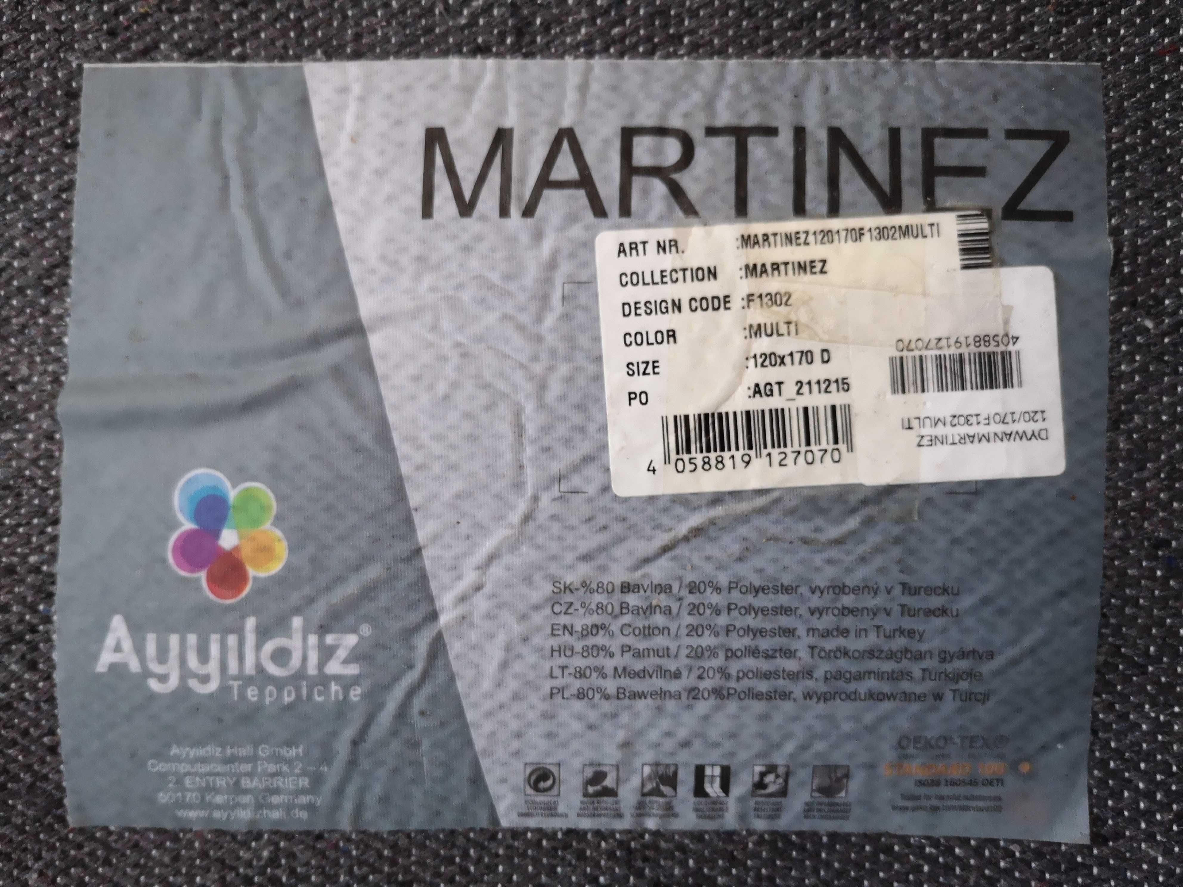 Dywan Martinez Agata Meble abstrakcyjny 170 x 120 cm