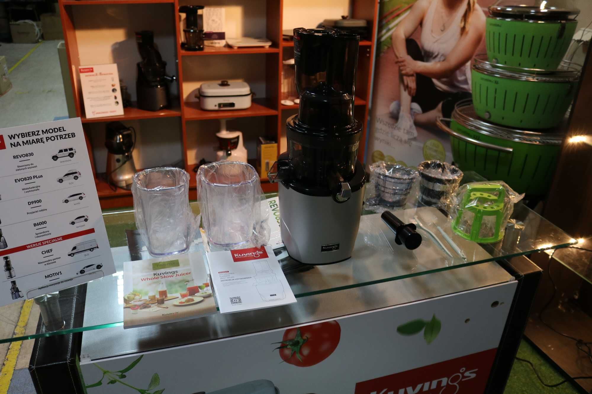 Wyciskarka wolnoobrotowa Kuvings REVO830 Srebrna - Kuvings OUTLET