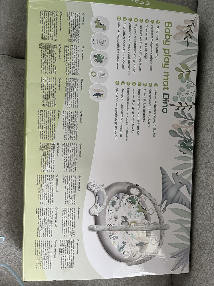 mata edukacyjna interaktywna nukido dino dla niemowlaka