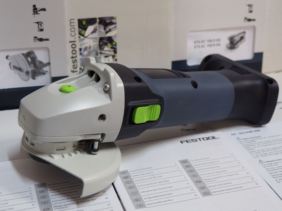 FESTOOL AGC 18 szlifierka kątowa 18v polerka Regulacja Obrotów