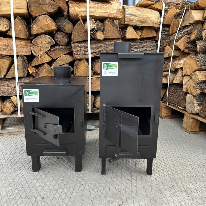 Буржуйка, отопительная печь на дровах 21м.куб