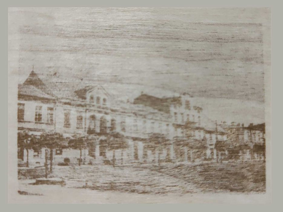 Portret / zdjęcie - grawer na drewnie format A5, prezent