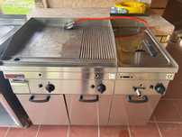 COMBO - Grill i frytownica gazowa prod. BECK 105x65 cm