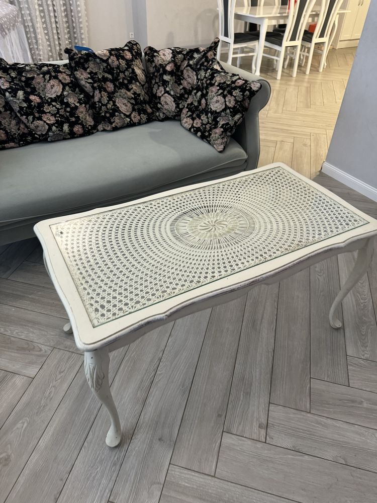 Zestaw mebli sofa leżanka kanapa Ludwik Retro
