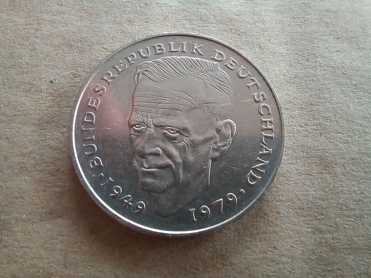 Moneta 2 Marki Niemieckie 1990 Deutsche Mark
