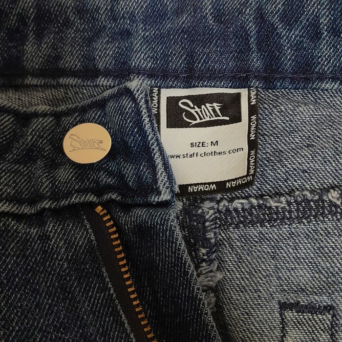Жіночі темно-сині джинси "Staff"