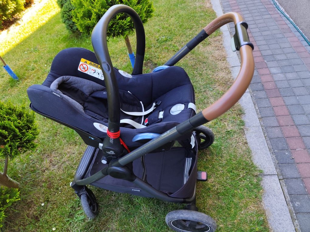 Wózek plus nosidełko z bazą Maxi Cosi