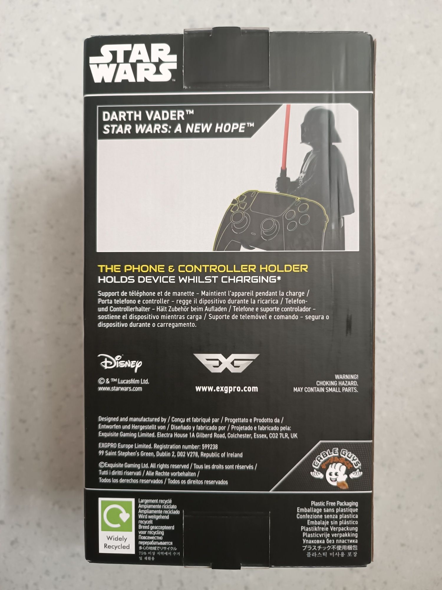 Stojak podstawka na pada PS5 PS4 PS3 Xbox one Darth Vader Star Wars