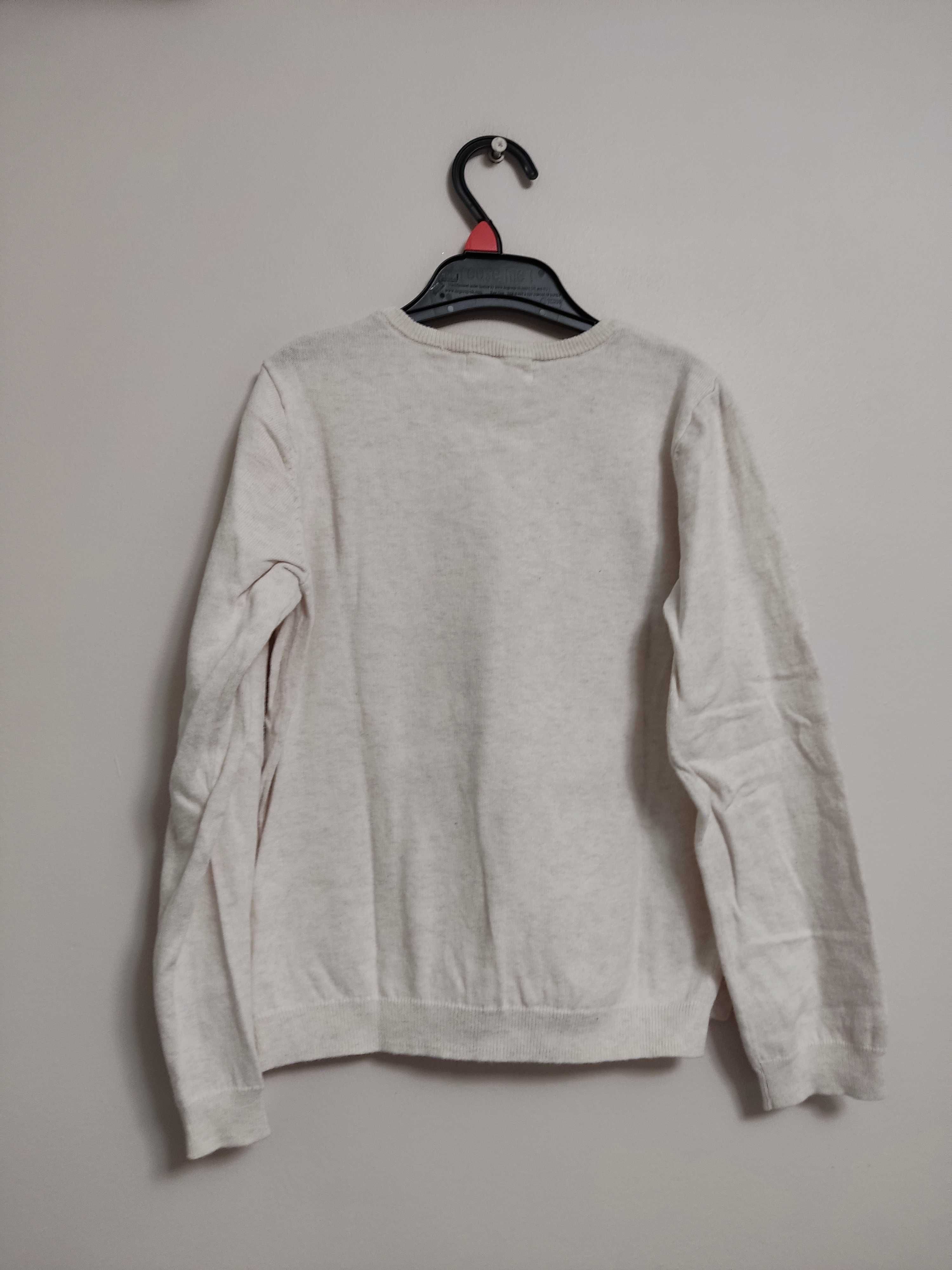 Sweterek,bluzka z cekinami,H&M,r.122/128