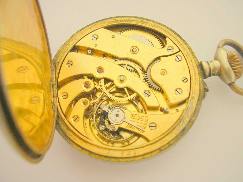 EROTYKA zegarek kieszonkowy EROTIC watch motiv jak iwc omega 1925 rok