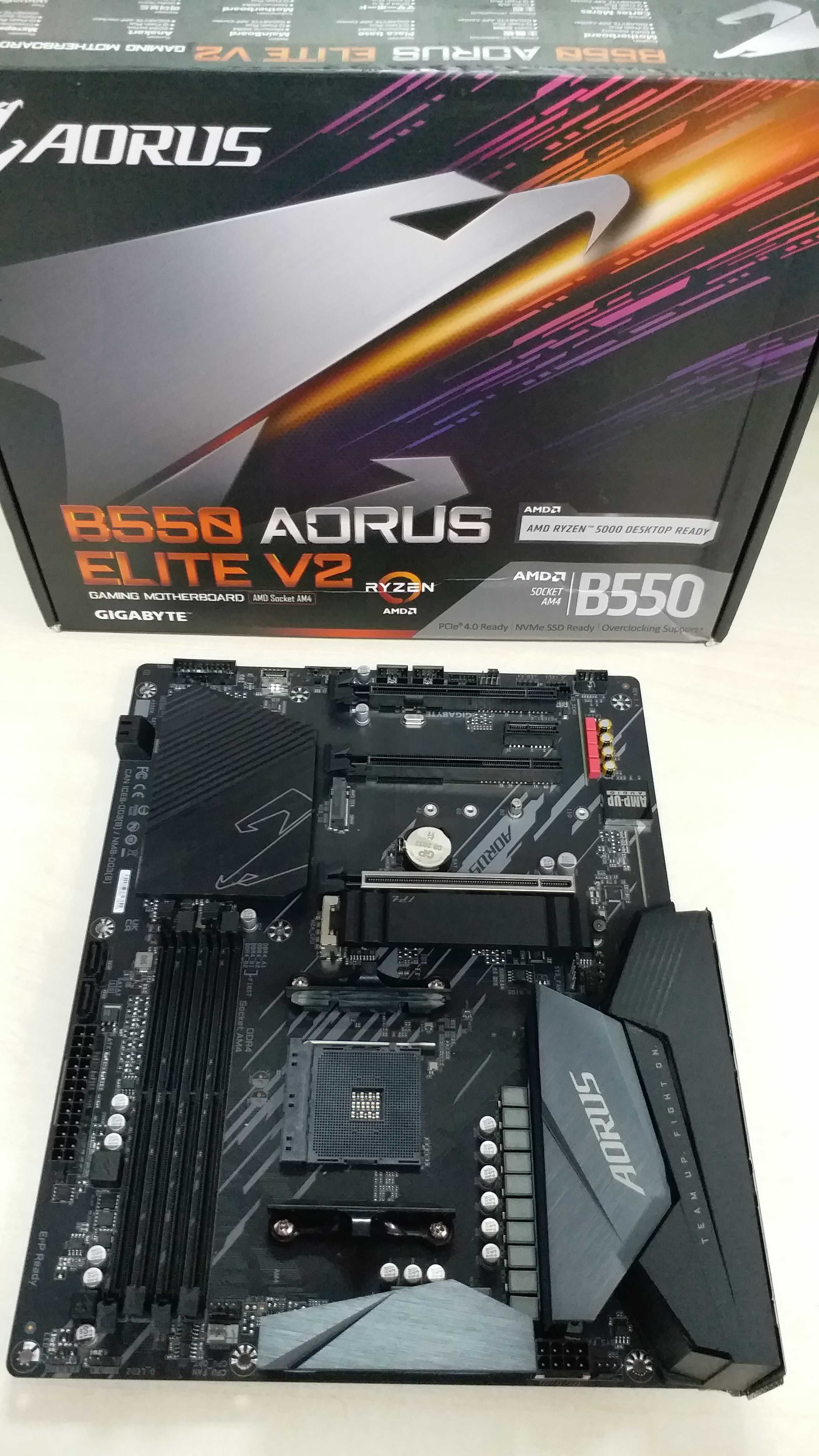 Плата Gigabyte  B550 AORUS Elite V2  AM4