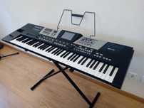 Teclado musical - Roland VA-76, com suporte