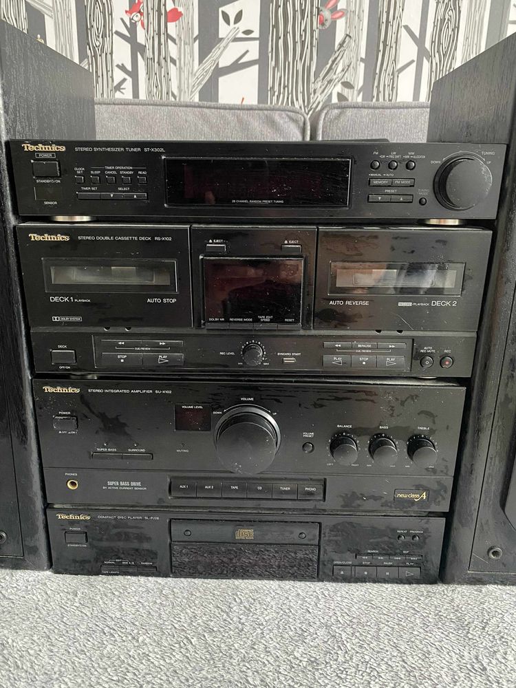 Technics wieza  z glosnikami