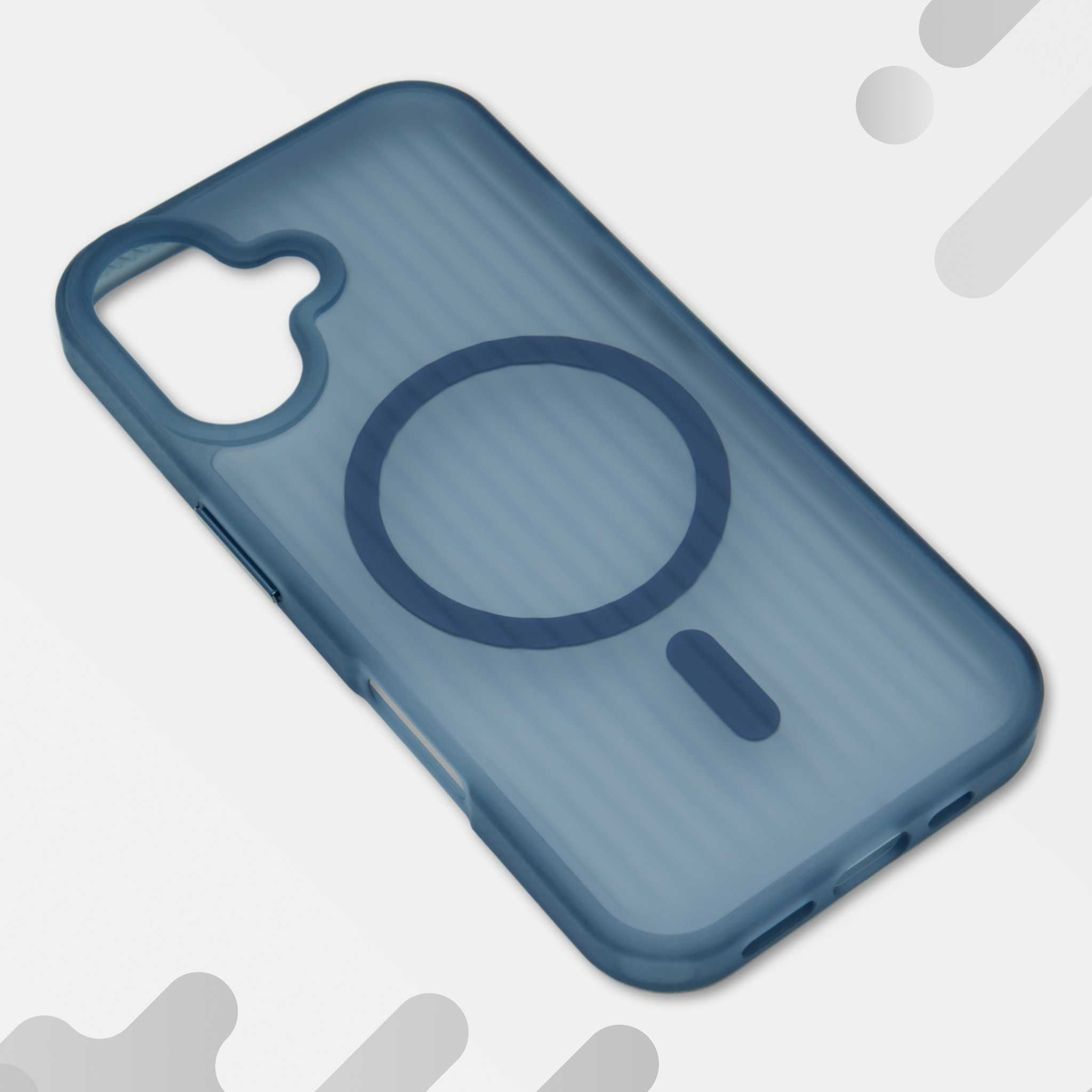 Etui JOLLBY. Line do iPhone 16 (Shadow Blue)