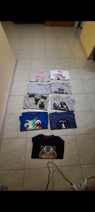 Bluzki na długi rękaw chłopięce