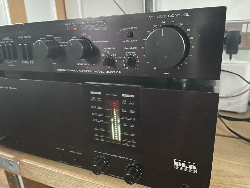 Kenwood Basic M2 przedwzmacniacz C2 preamp końcówka mocy