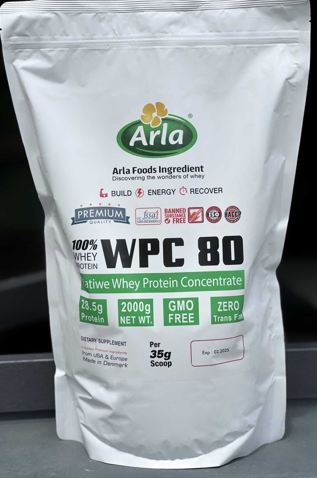 Сиворотковий протеїн wpc80 Nutrilac Arla Данія 2000g!СМАКИ В НАЯВНОСТІ