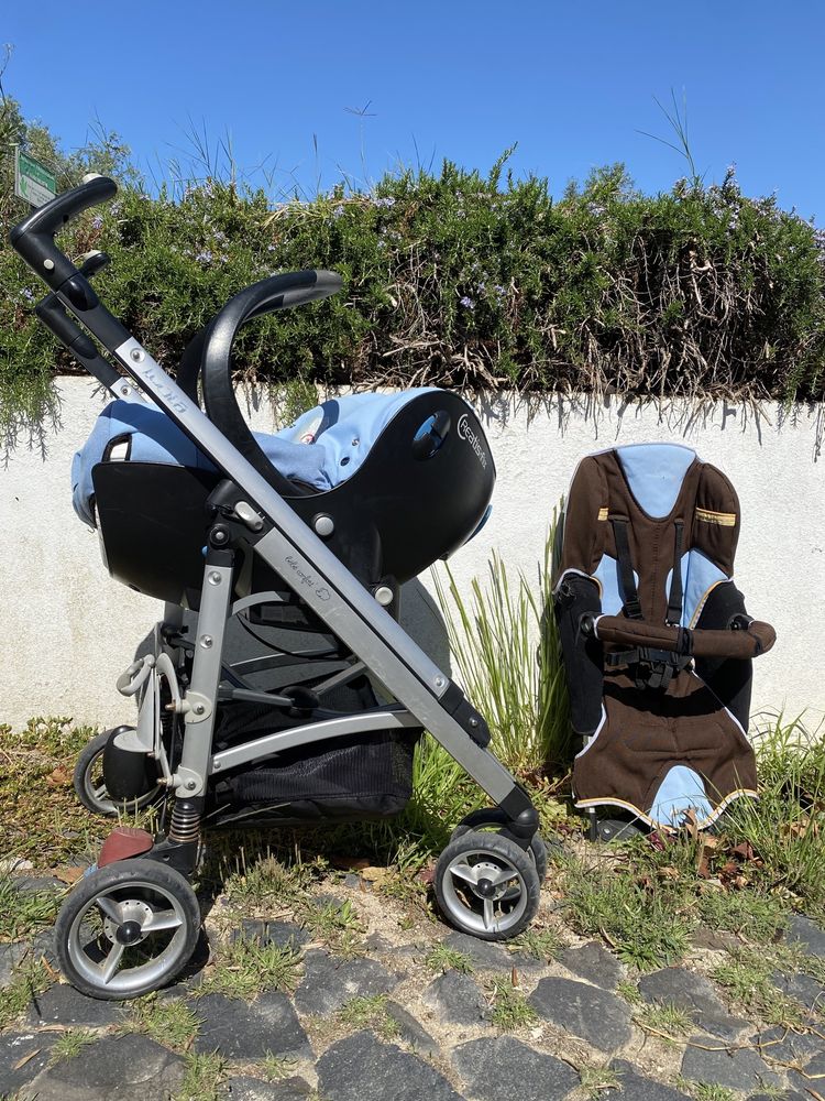 Trio Bebé Confort carrinho Loola, ovo Creatis, alcofa Windoo